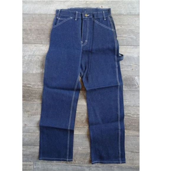 NEW Big Smith Authentic Dungaree - Dark Denim - Picture 2 of 2